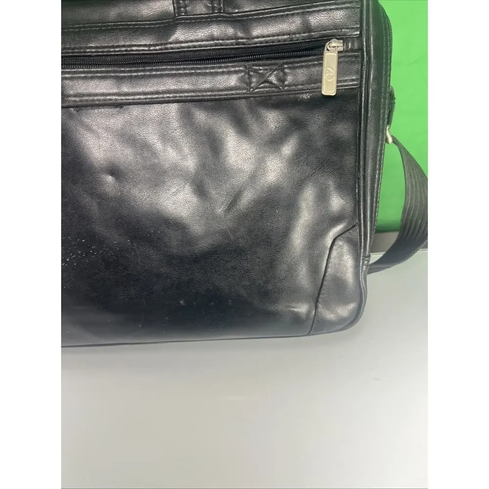 Avenues America: vintage harness leather laptop briefcase